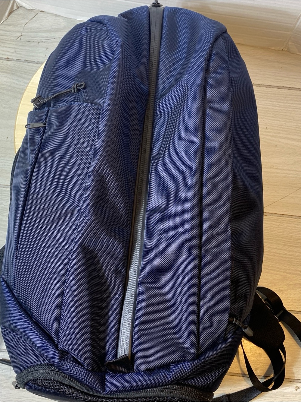 Aer Duffel Gym Work Backpack Laptop Bag Navy Blue Cordura Nylon Excellent
